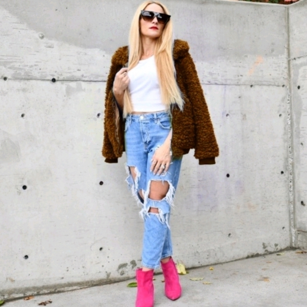 ACADIA Cocoa Faux Fur Jacket